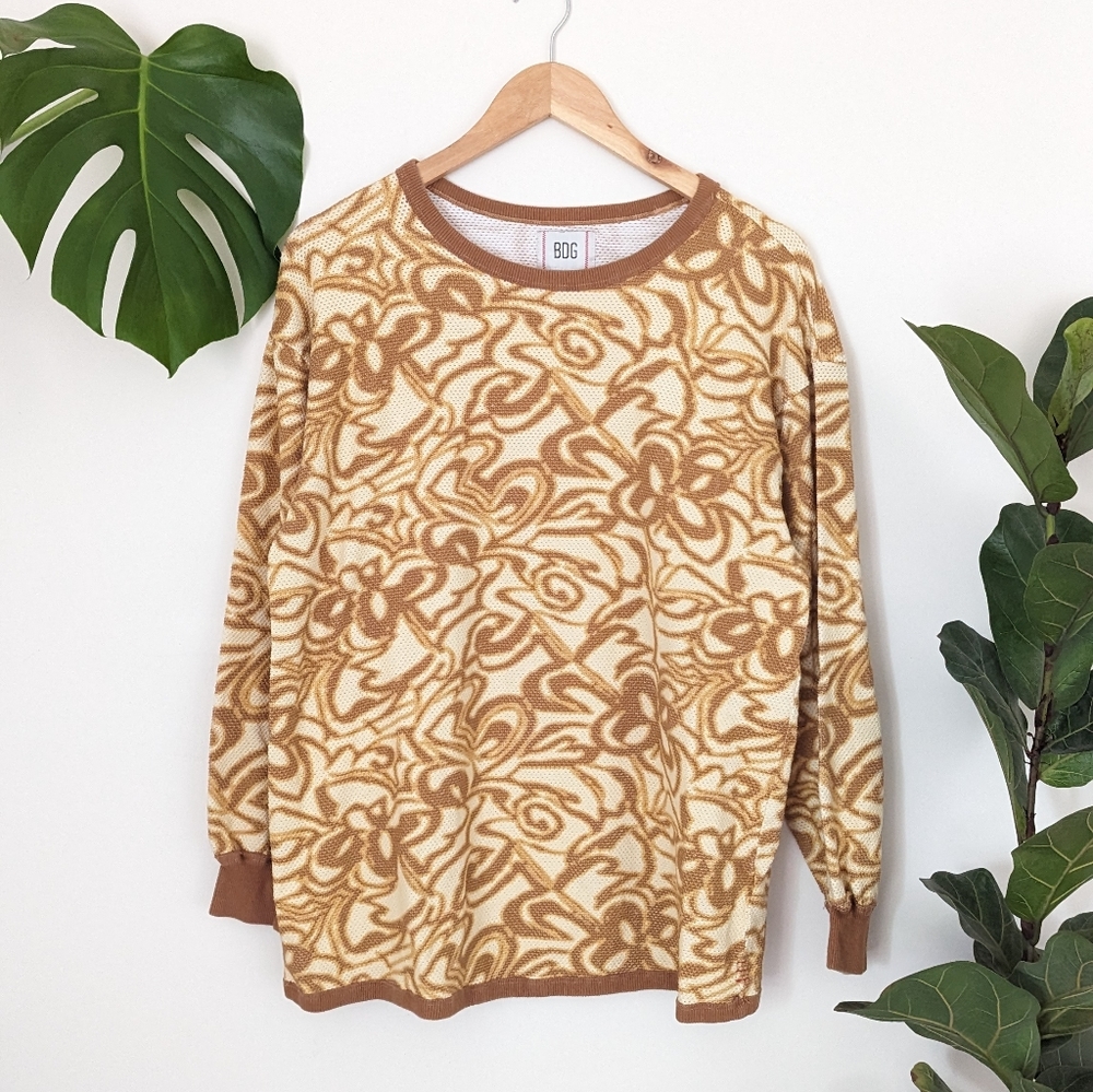 BDG | Mesh Knit Funky Sweatshirt